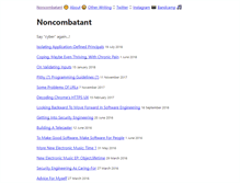 Tablet Screenshot of noncombatant.org